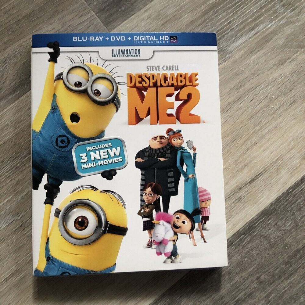 *Despicable Me 2 Blu Ray DVD Digital HD . Sealed.